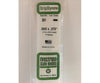 Evergreen 361 24 White Strips- .060X.375 (9/Pk) Scratch Building Supplies