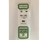 Evergreen 363 24 White Strips- .060X.500 (7/Pk) Scratch Building Supplies