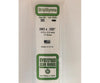 Evergreen 365 24 White Strips- .080X.100 (12/Pk) Scratch Building Supplies