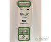 Evergreen 368 24 White Strips- .080X.188 (11/Pk) Scratch Building Supplies