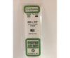 Evergreen 370 24 White Strips- .080X.312 (9/Pk) Scratch Building Supplies