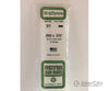 Evergreen 371 24 White Strips- .080X.375 (8/Pk) Scratch Building Supplies