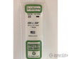 Evergreen 372 24 White Strips- .080X.438 (7/Pk) Scratch Building Supplies