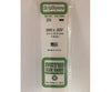 Evergreen 374 24 White Strips- .080X.625 (4/Pk) Scratch Building Supplies