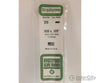 Evergreen 376 24 White Strips- .100X.125 (11/Pk) Scratch Building Supplies