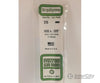 Evergreen 376 24 White Strips- .100X.125 (11/Pk) Scratch Building Supplies