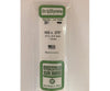 Evergreen 381 24 White Strips- .100X.375 (7/Pk) Scratch Building Supplies