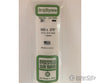 Evergreen 381 24 White Strips- .100X.375 (7/Pk) Scratch Building Supplies