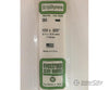 Evergreen 384 24 White Strips- .100X.625 (4/Pk) Scratch Building Supplies