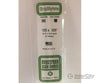 Evergreen 386 24 White Strips- .125X.125 (10/Pk) Scratch Building Supplies