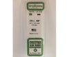 Evergreen 388 24 White Strips- .125X.188 (8/Pk) Scratch Building Supplies