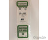 Evergreen 393 24 White Strips- .125X.500 (4/Pk) Scratch Building Supplies