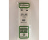 Evergreen 394 24 White Strips- .125X.625 (4/Pk) Scratch Building Supplies