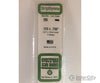 Evergreen 395 24 White Strips- .125X.750 (3/Pk) Scratch Building Supplies