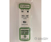 Evergreen 398 24 White Strips- .188X.188 (6/Pk) Scratch Building Supplies