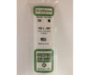 Evergreen 398 24 White Strips- .188X.188 (6/Pk) Scratch Building Supplies