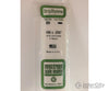 Evergreen 399 24 White Strips- .188X.250 (6/Pk) Scratch Building Supplies