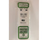 Evergreen 399 24 White Strips- .188X.250 (6/Pk) Scratch Building Supplies