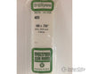 Evergreen 405 24 White Strips- .188X.750 (2/Pk) Scratch Building Supplies