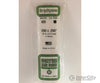 Evergreen 409 24 White Strips- .250X.250 (5/Pk) Scratch Building Supplies