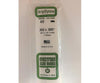 Evergreen 413 24 White Strips- .250X.500 (3/Pk) Scratch Building Supplies