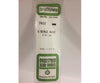 Evergreen 7412 S Strips-4X12 (8/Pk) Scratch Building Supplies
