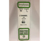 Evergreen 757 14 Z Channels 6.3Mm (3Pcs) Scratch Building Supplies