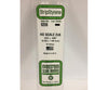 Evergreen 8206 Ho Strips-2X6 (10/Pk) Scratch Building Supplies