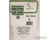 Evergreen 9008 6X12 Plain Sheet- Assortment Scratch Building Supplies