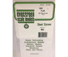 Evergreen 9040 6X12 Plain Sheet- .040 (2/Pk) Scratch Building Supplies