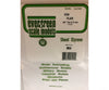 Evergreen 9104 8X21White Sheet .030 (4/Pk) Scratch Building Supplies