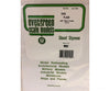 Evergreen 9105 8X21White Sheet .040 (3/Pk) Scratch Building Supplies