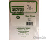 Evergreen 9107 8X21White Sheet .080 (2/Pk) Scratch Building Supplies