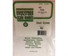 Evergreen 9107 8X21White Sheet .080 (2/Pk) Scratch Building Supplies