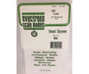 Evergreen 9125 6X12 Plain Sheet .125 (3.2Mm) 1/Pk Scratch Building Supplies