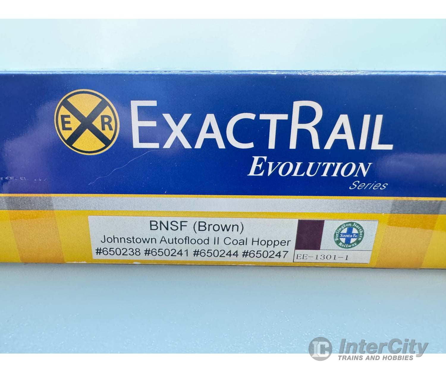 Exactrail Ee-1301-1 Ho Johnstown Autoflood Ii Coal Hopper (4 Pack) Burlington Northern Santa Fe