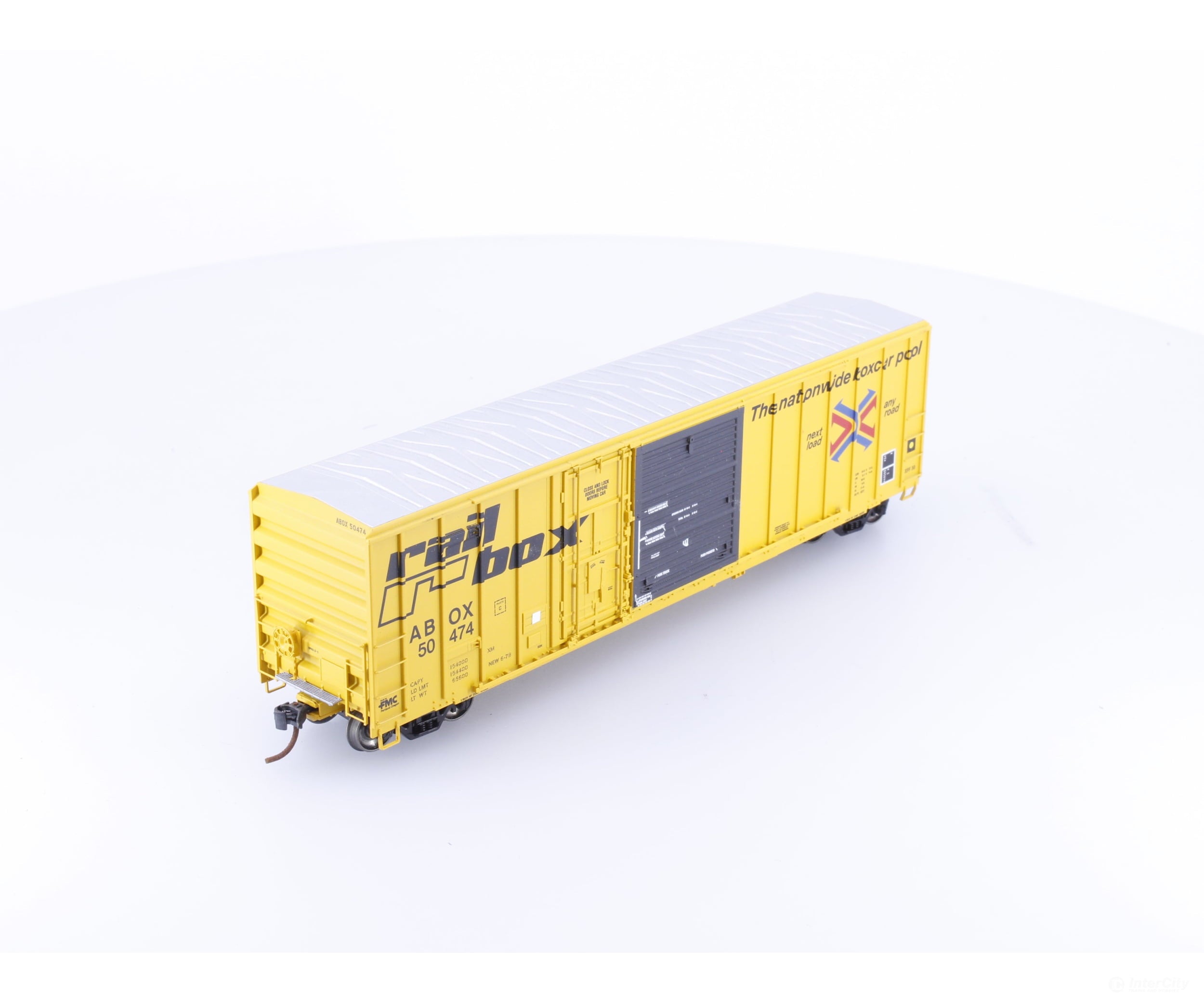 ExactRail EE-1801-8 HO FMC 5277 Combination Door Boxcar (ABOX) Railbox (RBOX) 50474 - Freight Cars