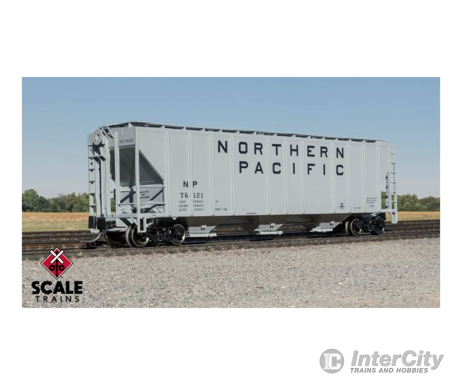 Exactrail En53017-1 N Scale Pullman-Standard 4427 Covered Hopper Northern Pacific/1965 As