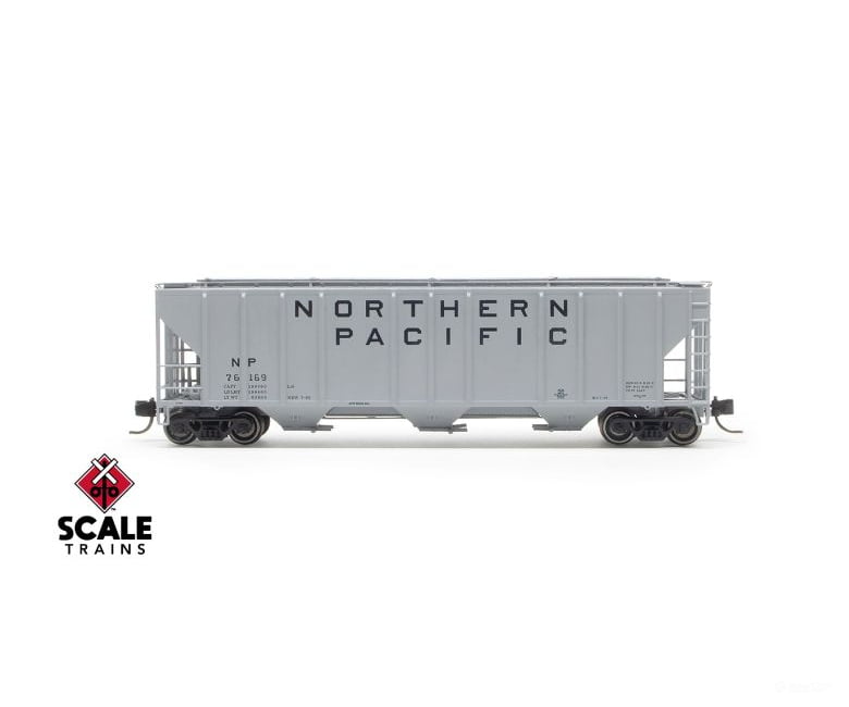 Exactrail En53017-3 N Scale Pullman-Standard 4427 Covered Hopper Northern Pacific/1965 As