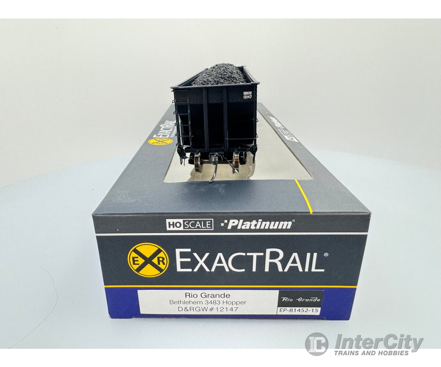 Exactrail Ep-81452-15 Ho Bethlehem 3483 Hopper Denver And Rio Grande Western (Drgw) 12147 Freight