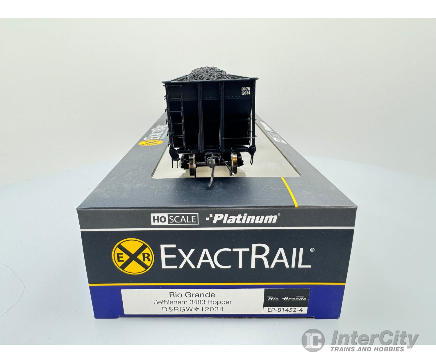 Exactrail Ep-81452-4 Ho Bethlehem 3483 Hopper Denver And Rio Grande Western (Drgw) 12034 Freight