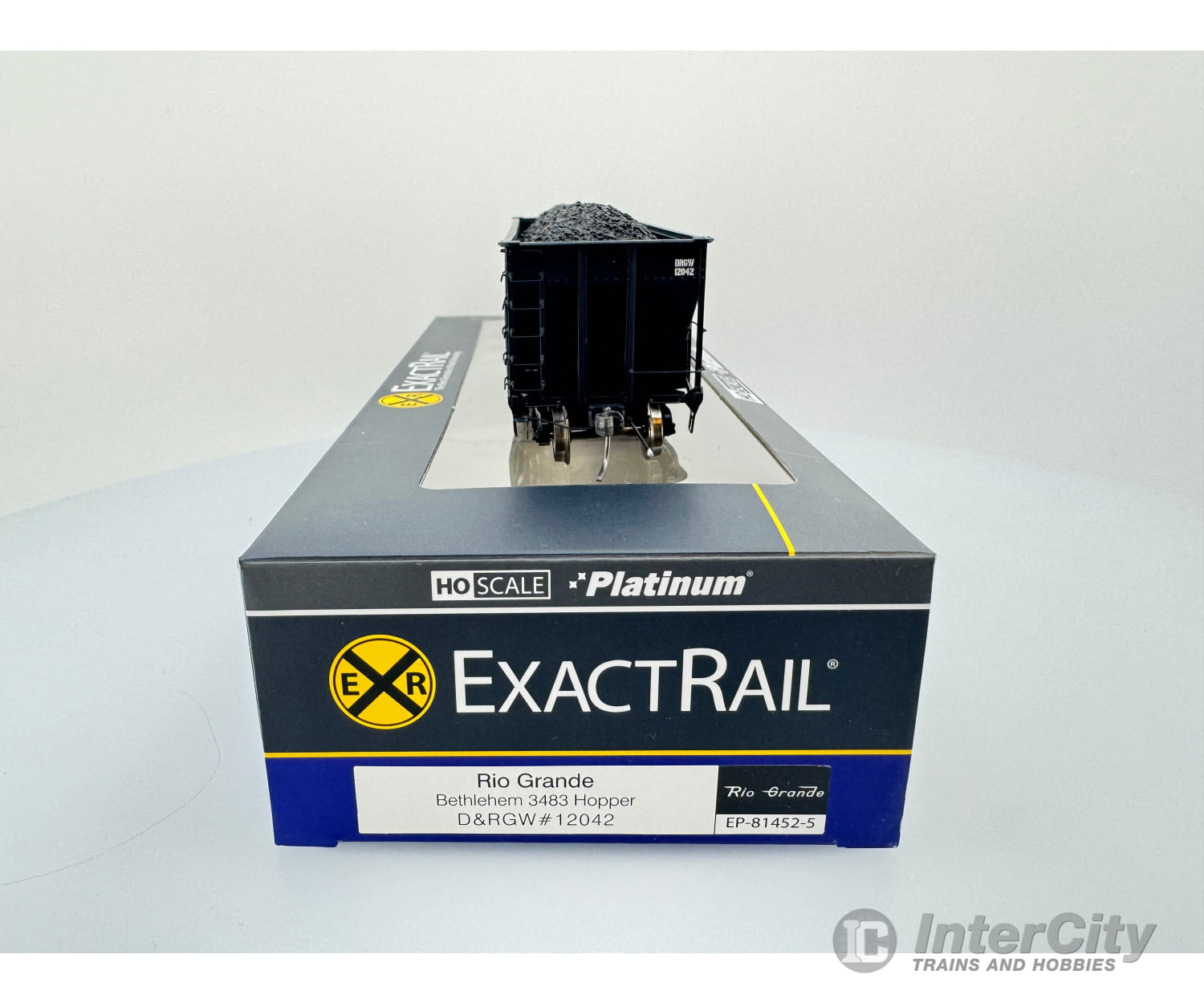 Exactrail Ep-81452-5 Ho Bethlehem 3483 Hopper Denver And Rio Grande Western (Drgw) Rn 12042 Freight