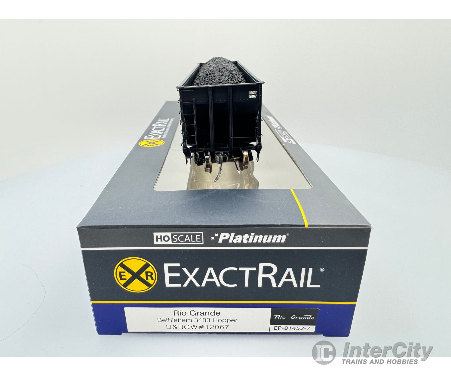 Exactrail Ep-81452-7 Ho Bethlehem 3483 Hopper Denver And Rio Grande Western (Drgw) 12067 Freight