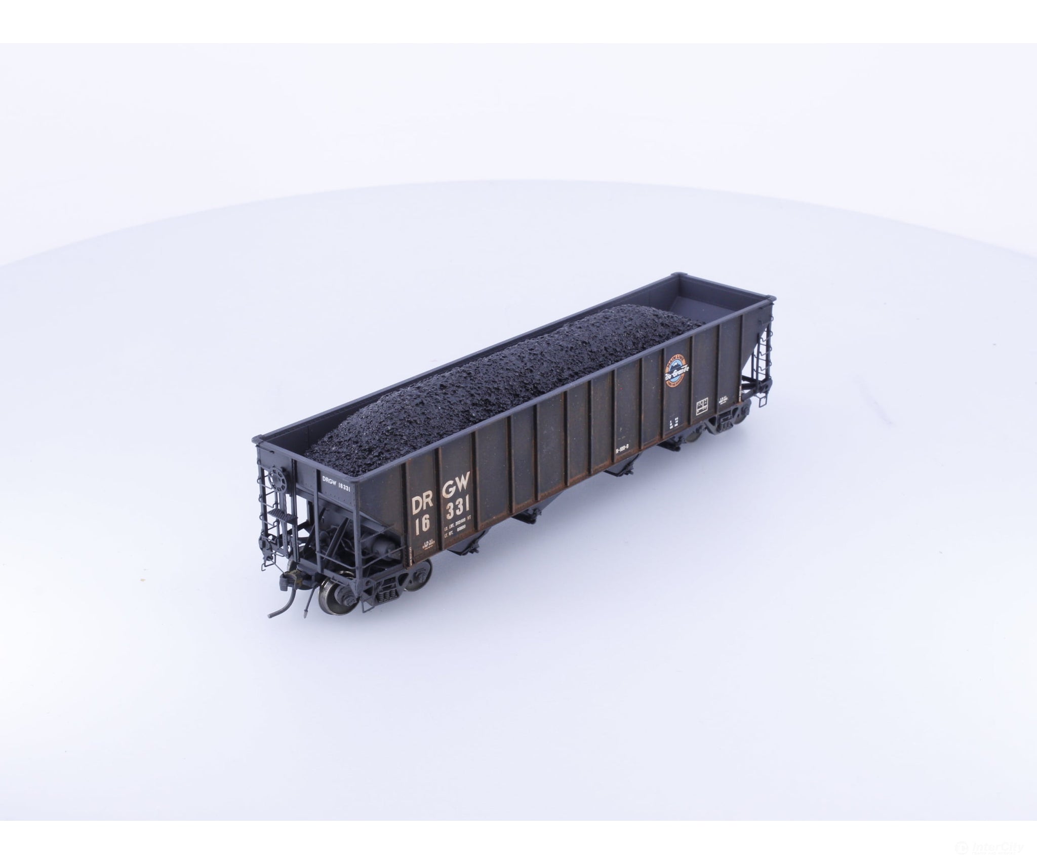ExactRail EP-81453-3 HO Bethlehem 3483 Hopper Weathered Denver and Rio Grande Western (DRGW) 16331 - Freight Cars