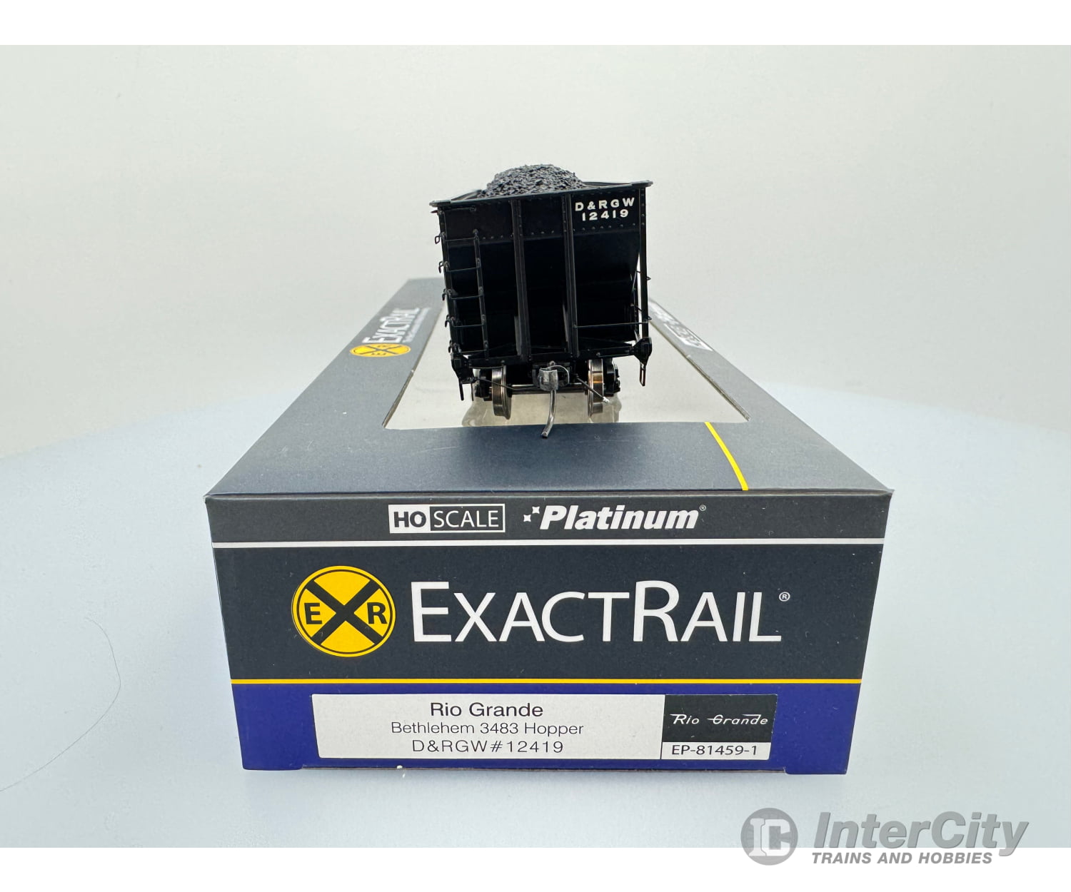 Exactrail Ep-81459-1 Ho Bethlehem 3483 Hopper Denver And Rio Grande Western (Drgw) 12419 Freight