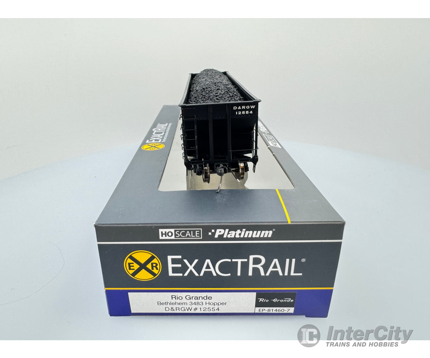 Exactrail Ep-81460-7 Ho Bethlehem 3483 Hopper Denver And Rio Grande Western (Drgw) 12554 Freight