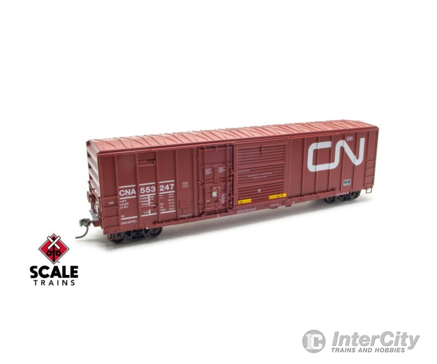 Exactrail Evolution Ee-1813-1 Ho Scale Fmc 5277 Combo Door Boxcar Canadian National/Railbox Plug