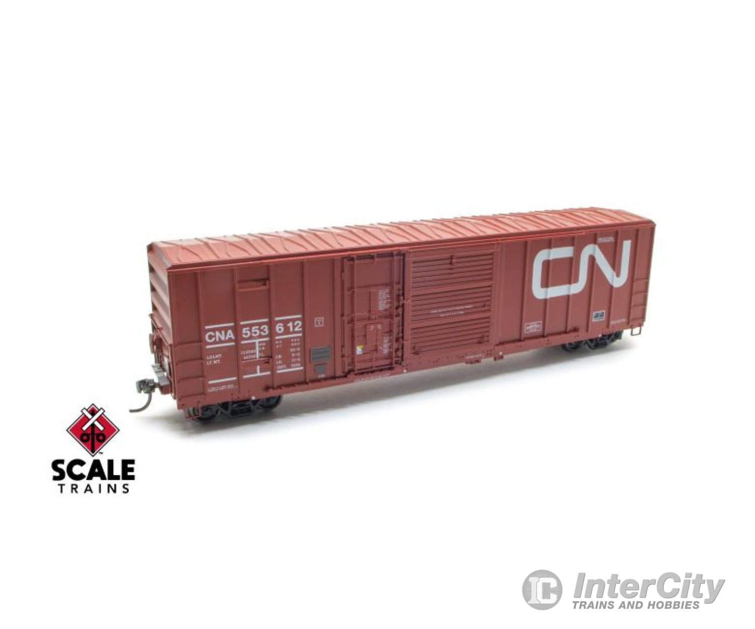 Exactrail Evolution Ee-1814-1 Ho Scale Fmc 5277 Combo Door Boxcar Canadian National/Railbox Plug