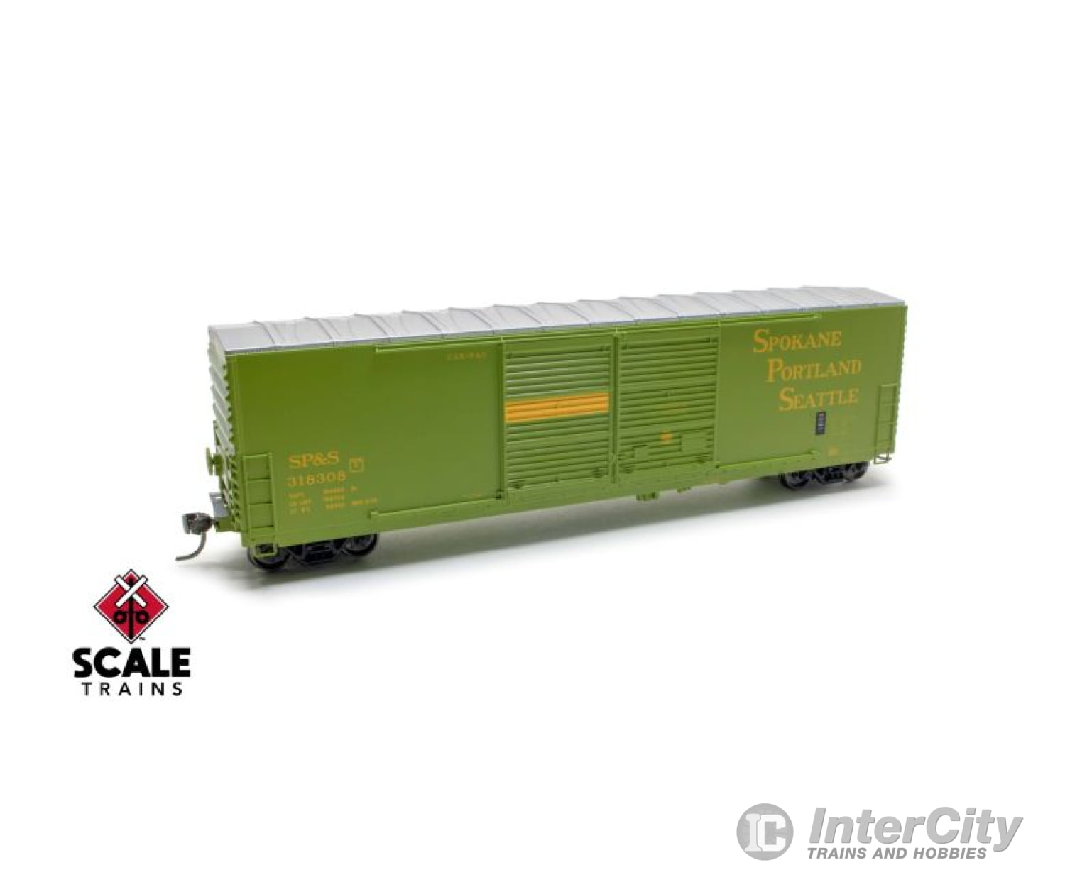 Exactrail Express Ex-1001-4 Ho Scale Gunderson 5200 Double-Door Boxcar Spokane Portland &