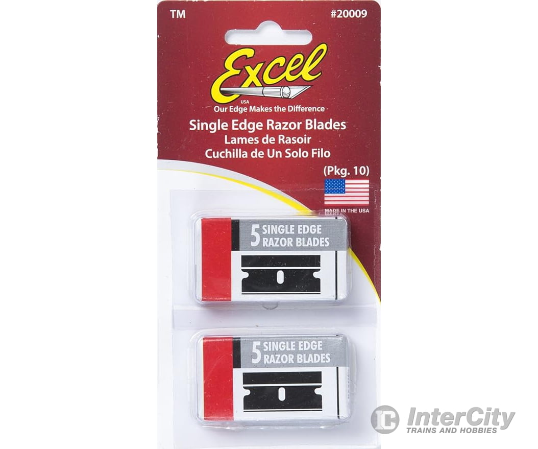 Excel 20009 Single Edge Razor Blade .009 Inch 10 Pk Tools